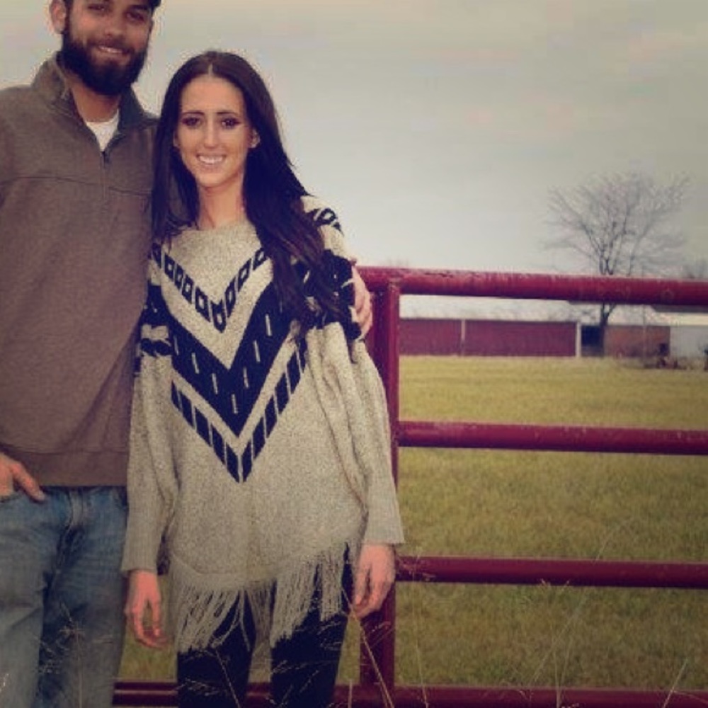 Sweater poncho
